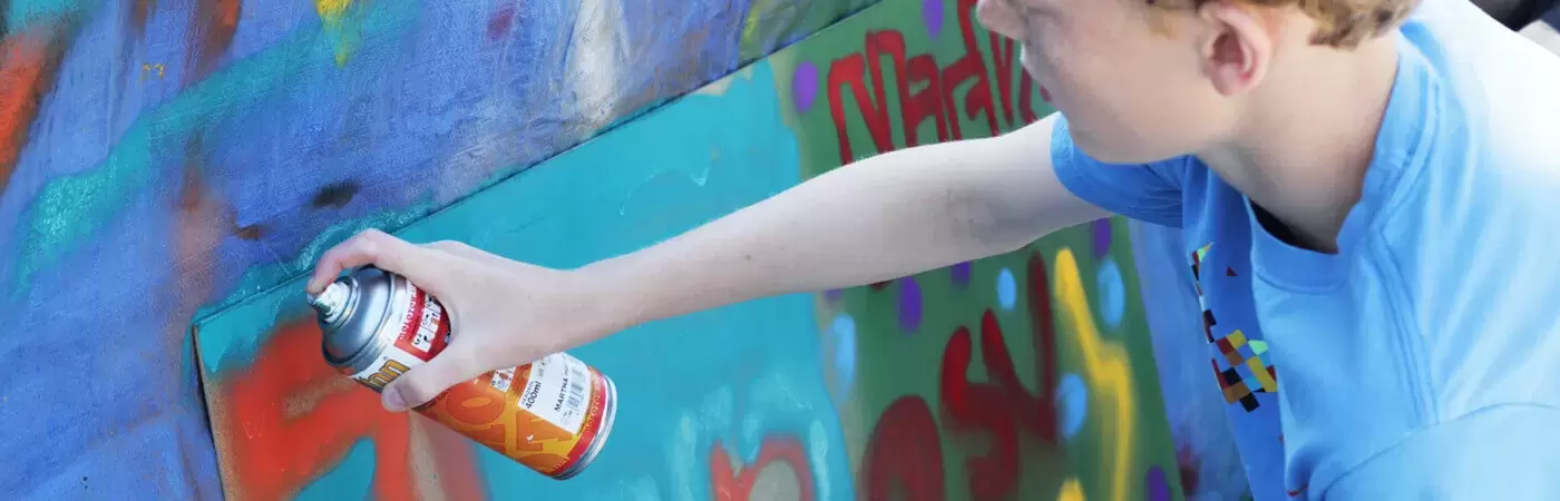 Graffiti kinderfeestje
