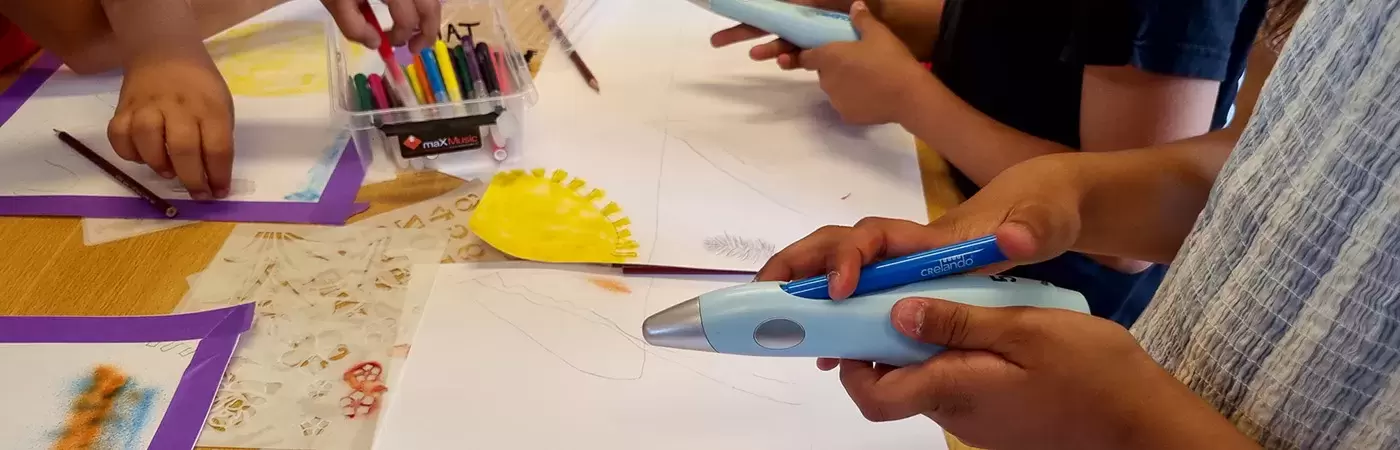 Airbrush Pen Workshop voor Kinderen.