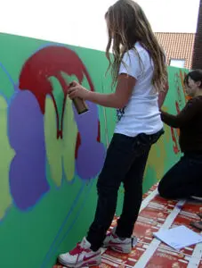 Workshop Graffiti letters tekenen en maken voor kinderen van maX Music