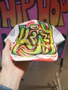 Trucker Cap Graffiti Workshop met de cultuurkaart betalen