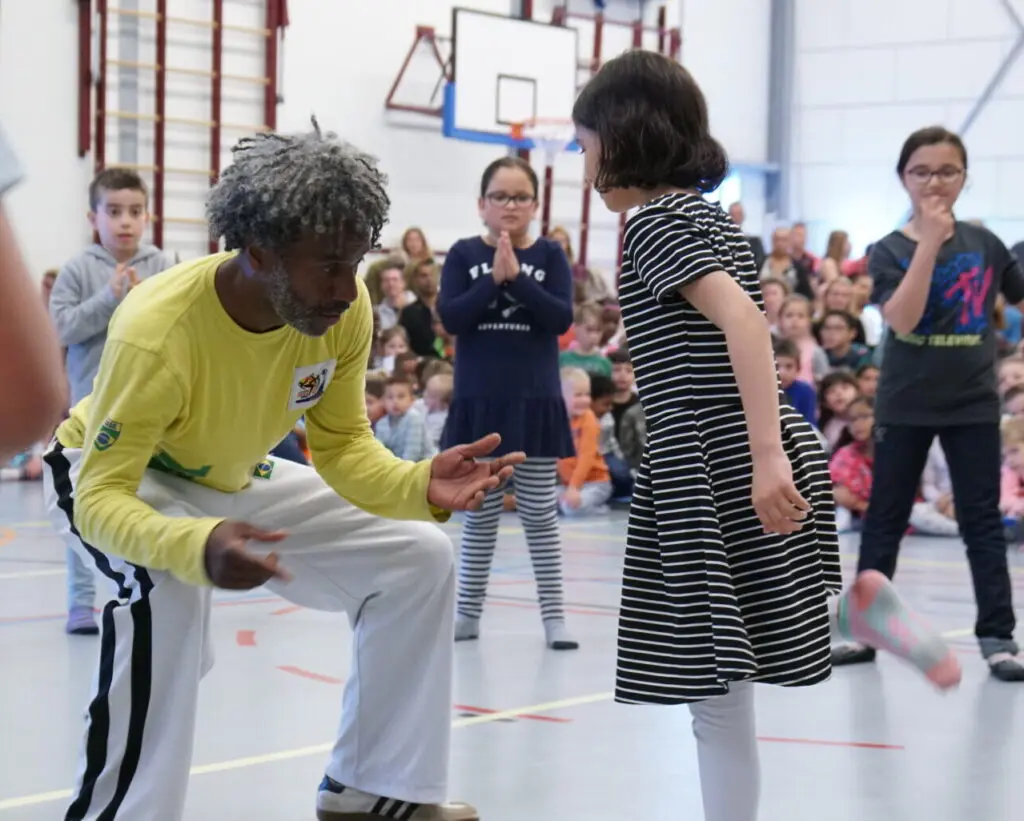 Capoeira Workshop voor groepen kinderen op locatie