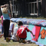 Graffiti Workshop tijdens Beeldende Dag van maxmusic.nl