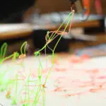 3D-Printerpen plastic in interessante vormen.