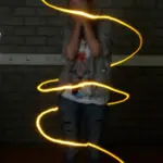 Light Graffiti Workshop voor jongeren van maX Music