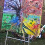 Team Painting Workshop voor jongeren van maX Music