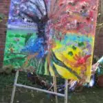 Team Painting Workshop voor jongeren van maX Music