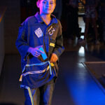 Afsluitende modeshow tijdens het Upcycling Mode Project