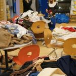 Oude gebruikte kleding verzamelen voor het Upcycling Mode Project