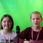 Green screen opnames tijdens de Workshop Nepnieuws