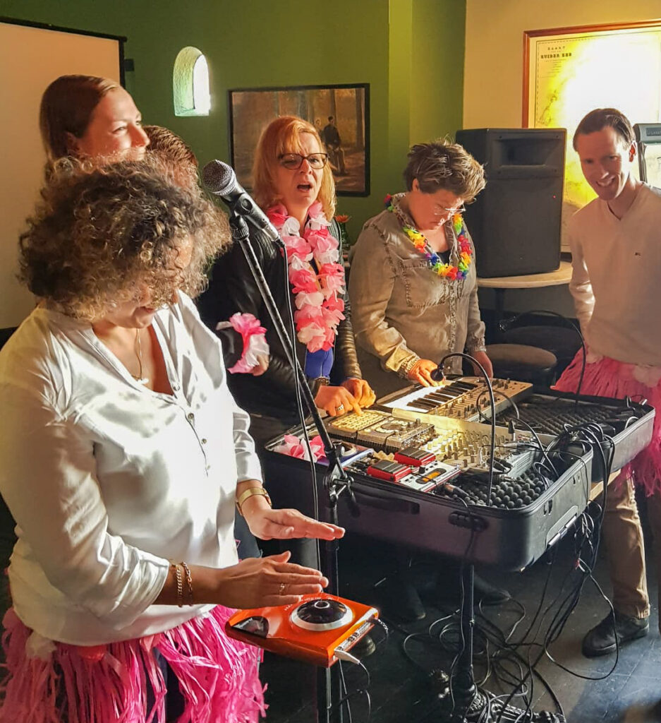 Air Drums Workshop op locatie voor groepen