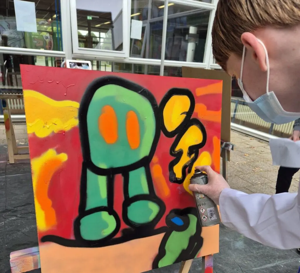 Graffiti Workshop op locatie voor groepen kinderen