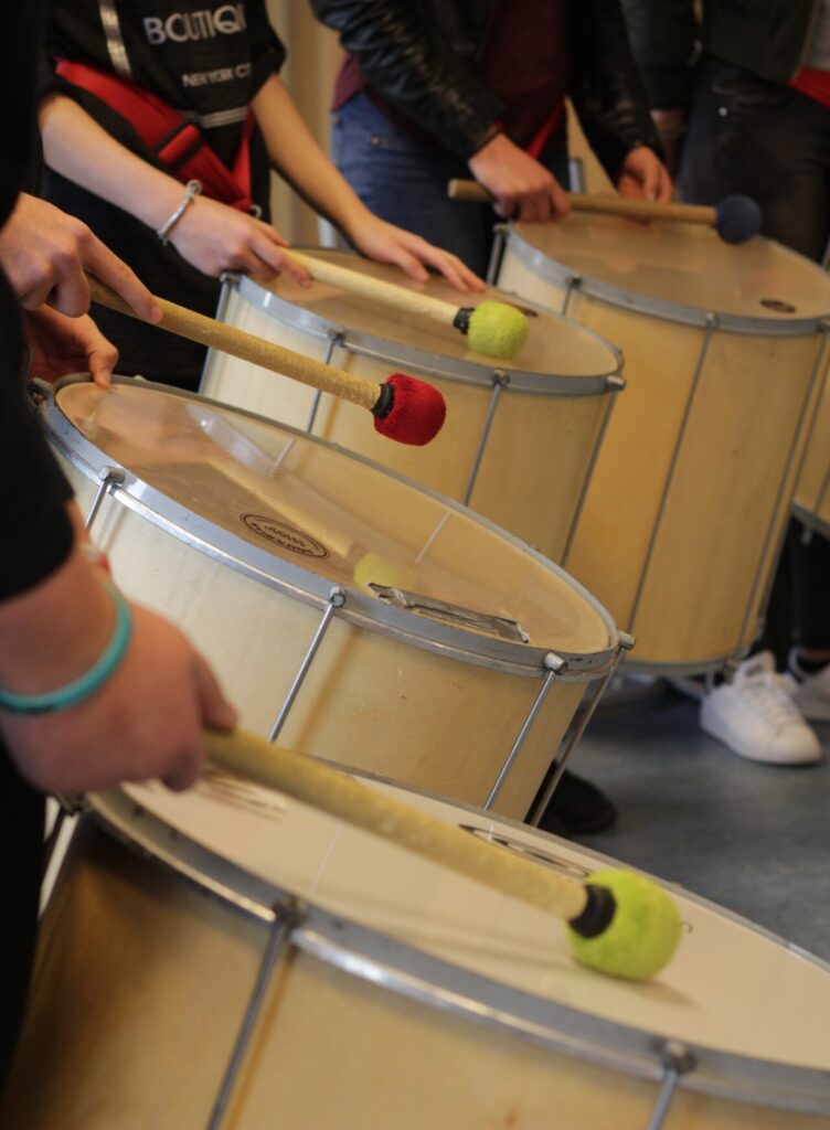 Percussie Workshop op locatie voor groepen