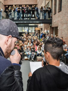 Een Rap Workshop is leuk voor op school