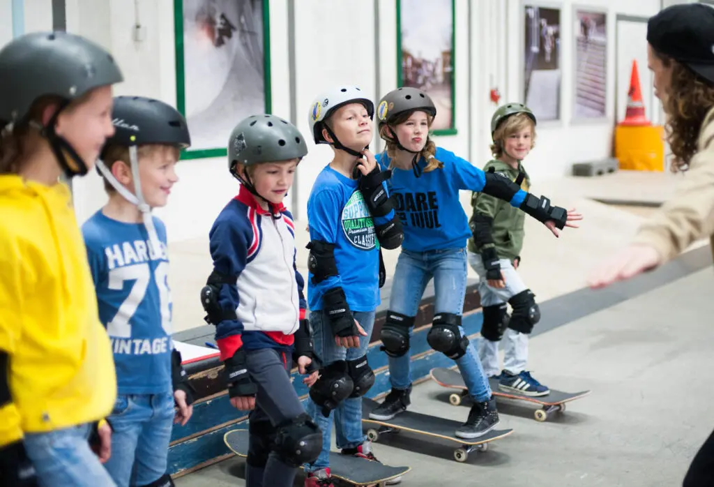 Skateboard Workshop voor groepen kinderen op jullie eigen locatie