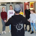 zang opnames ren door de poort