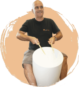workshop drummen op olievaten en tonnen