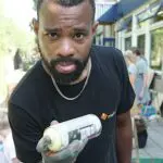 Graffiti workshopleider Noemar