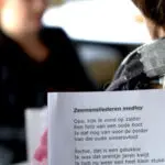 We zingen een medley van zeemansliederen in de workshop