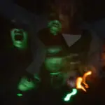 Je kunt meerdere keren tegelijkertijd in beeld komt met een light painting foto
