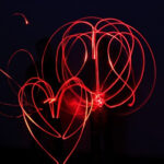 Een mooi resultaat van een Light Painting Workshop