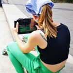 Filmen met iPads in de vlog workshop voor jongeren