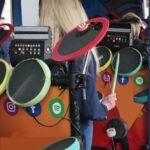 Met jullie groep leren drummen op elektronische drumstellen