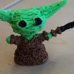 The Child uit The Mandalorian, door een jongere gemaakt