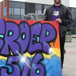 Graffiti letters als worshop resultaat
