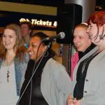 Samen rap workshops uitproberen.