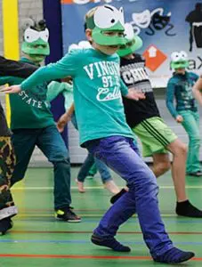 Workshops op school streetdans.