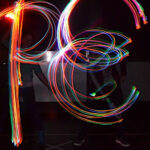 Light painting fotografie