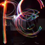 Light painting fotografie