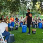 Bucket Drumming Workshop.