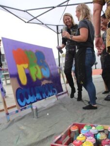 Graffiti als grappige workshop