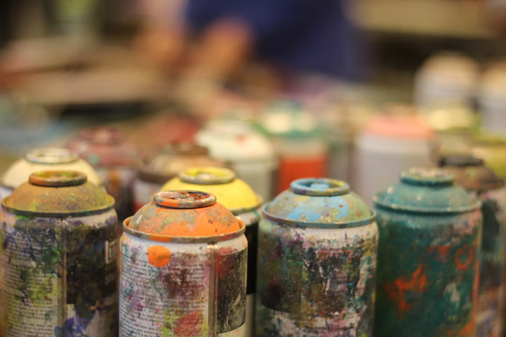 Graffiti Workshop als onderdeel van het vak CKV