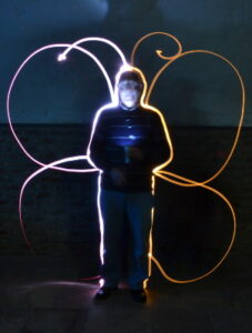 workshops aan huis met light painting