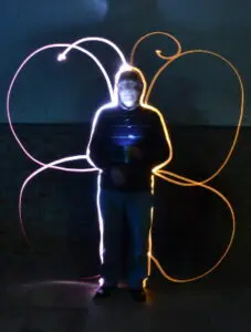 workshops aan huis met light painting