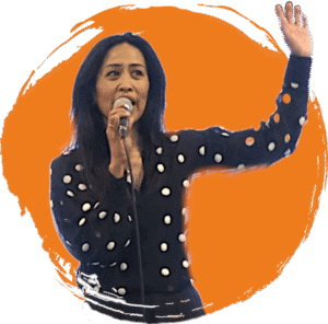 Gospel workshopleidster Miranda