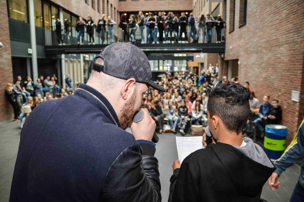 Rap Workshop op locatie voor groepen jongeren