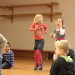 Veel bewegen tijdens de street dance workshops.