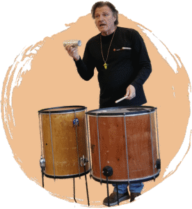 Percussie is een van onze gekke workshops die we bijvoorbeeld in Utrecht kunnen geven