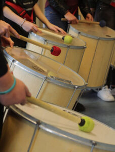 workshop ideeen met trommels zoals percussie