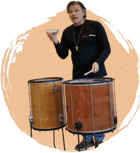 leuke workshops voor mannen zoals Braziliaanse percussie leren spelen