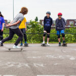 workshops voor jongens zoals leren skateboarden
