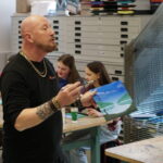 Schilder workshop op school