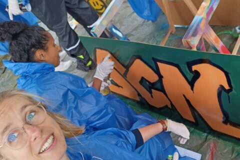 Graffiti Workshop op locatie voor groepen