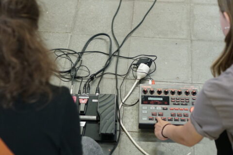 Live Looping workshop op locatie voor groepen kinderen