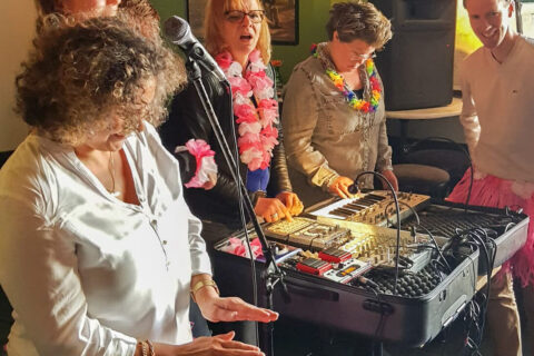 Air Drums Workshop op locatie voor groepen