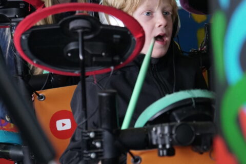 Elektronisch drummen workshop voor groepen kinderen