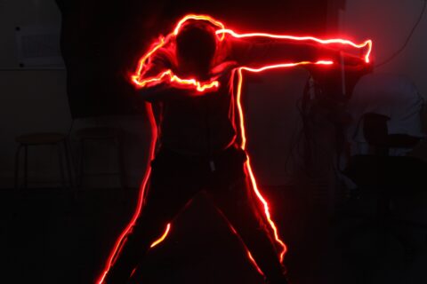 Light Graffiti Workshop voor groepen kinderen op locatie